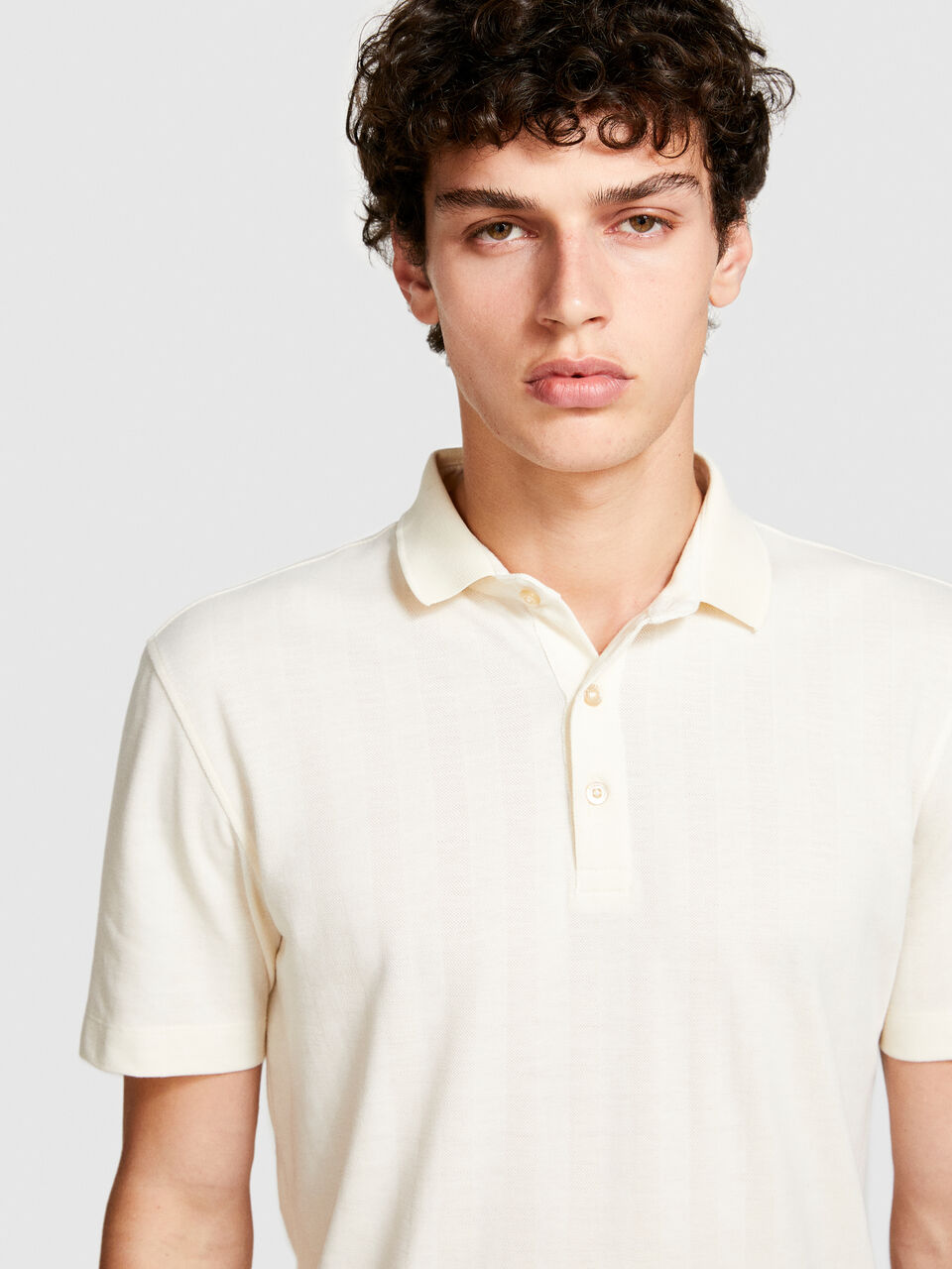 Knit polo Men image number null