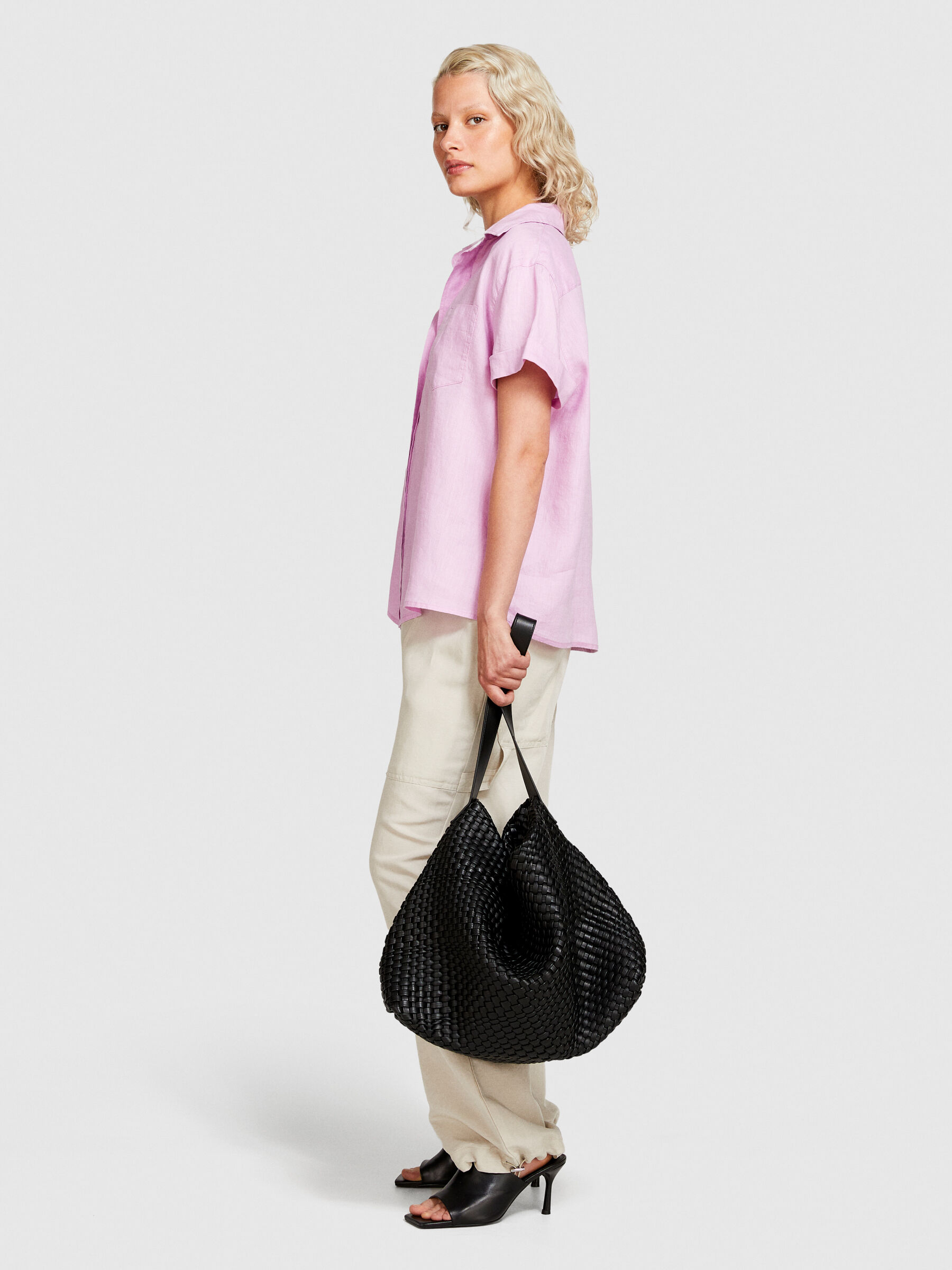 【ULLALA】Shuaren short sleeve women's fair pink Women's Salthouse Linen Shirt Pale Pink | Schöffel Country US