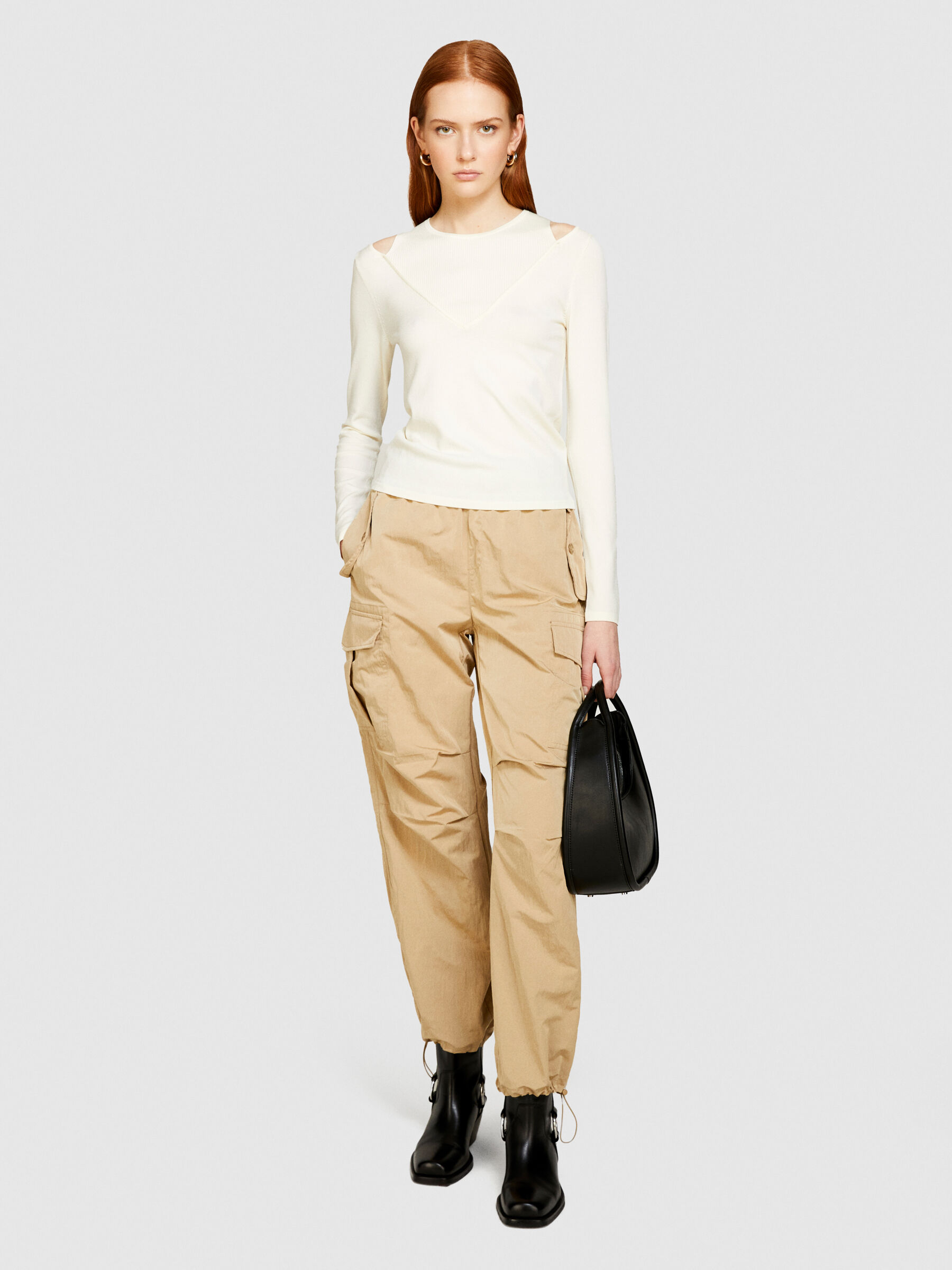 Sweater with porthole Women image number null