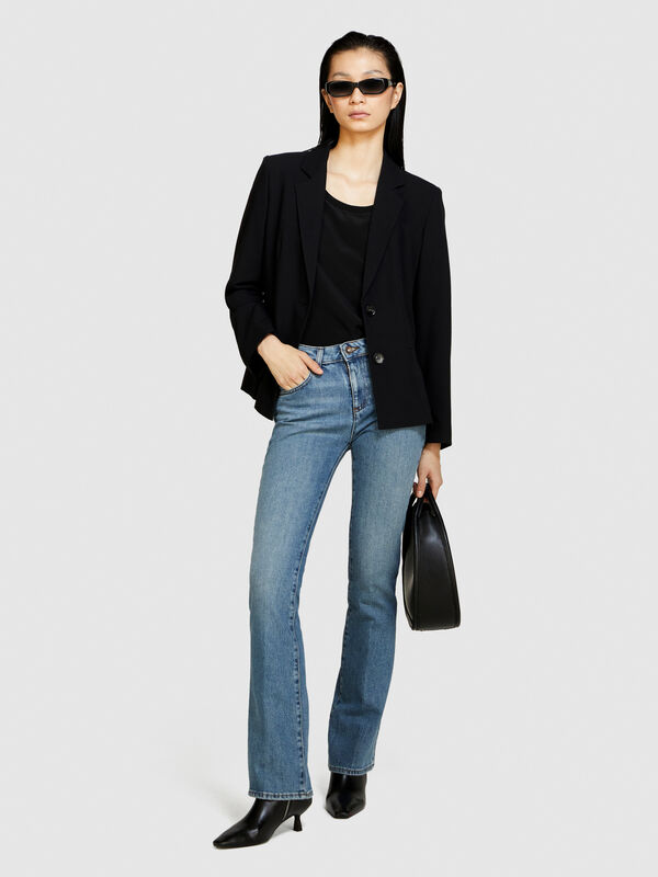 Flare fit Cannes jeans - women's bootcut & flared jeans | Sisley