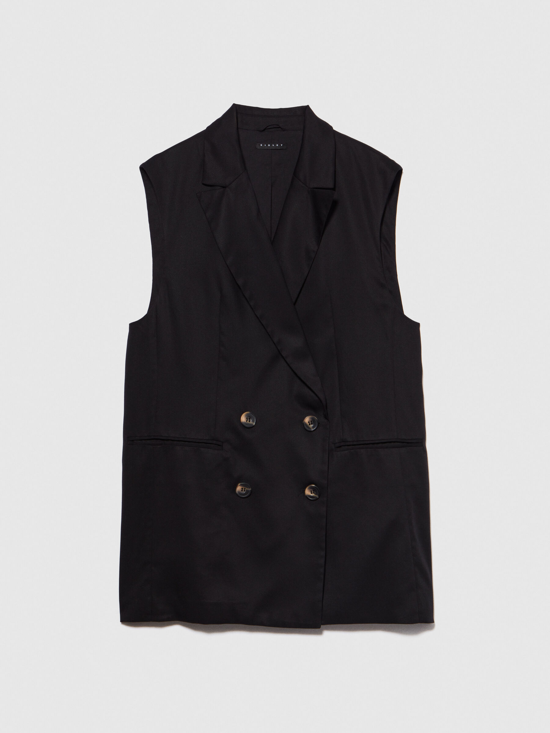 Double-breasted vest Women image number null