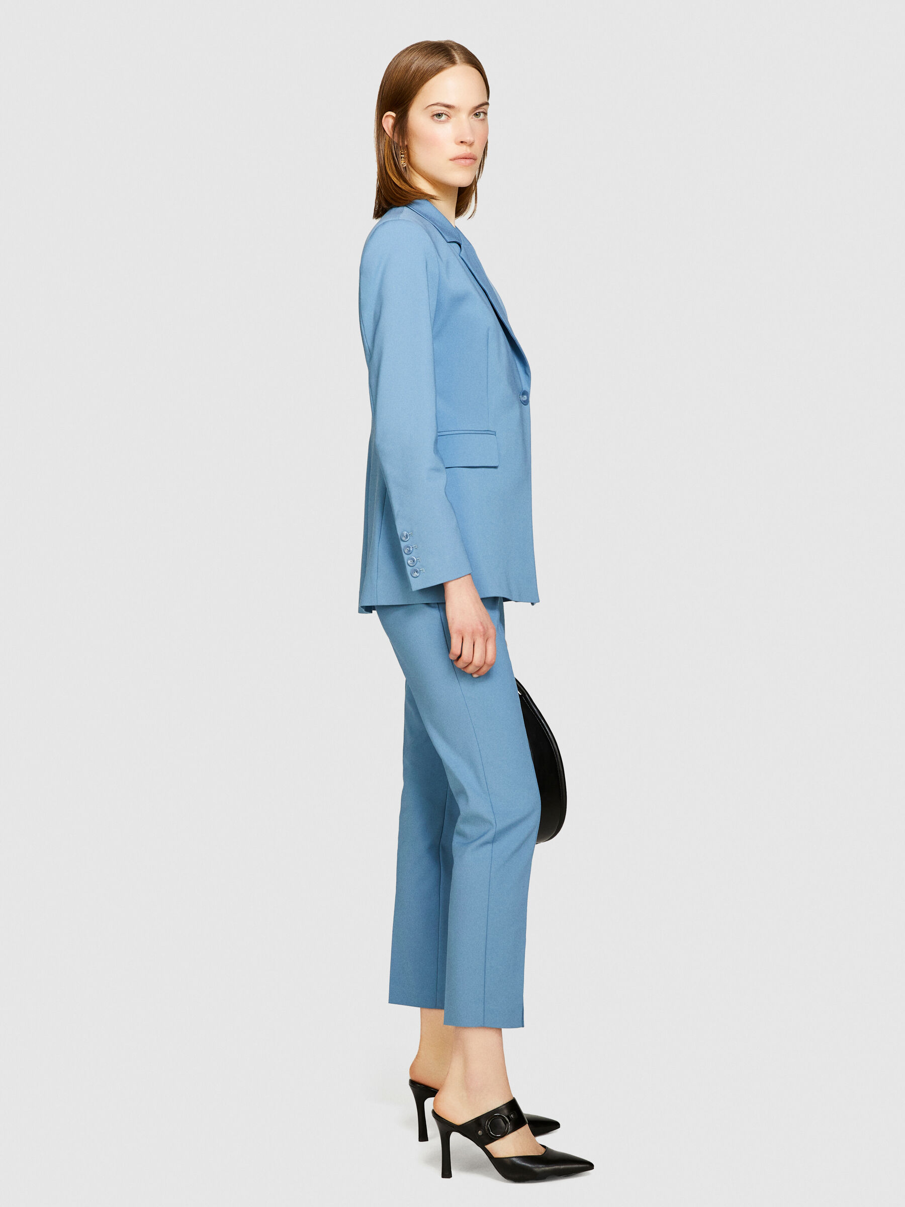 Slim fit blazer Light Blue Sisley