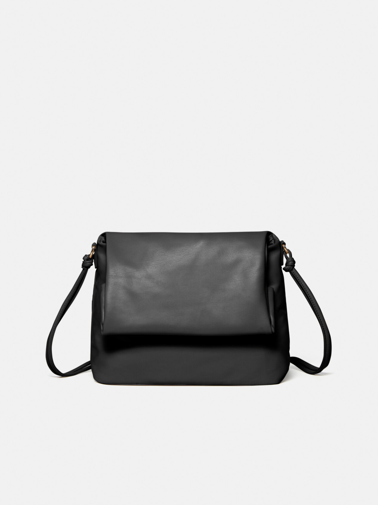 Soft crossbody bag, Black - Sisley