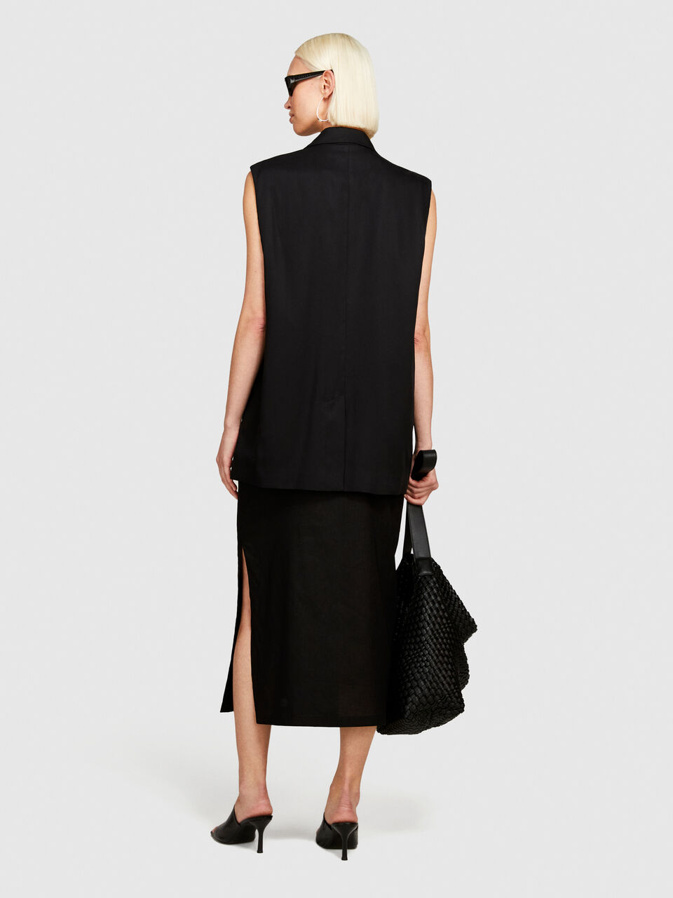 Double-breasted vest Women image number null