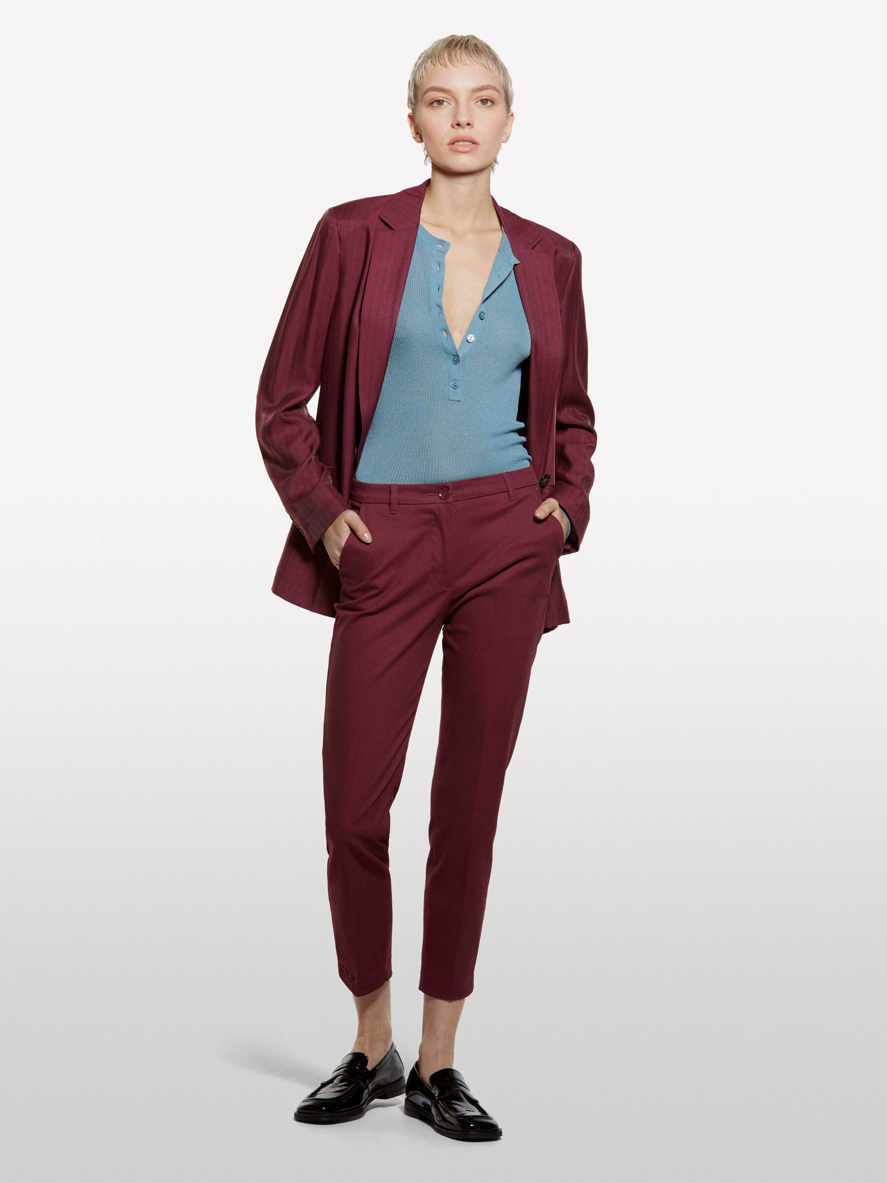 ROUND NECK SWEATL/S Women image number null