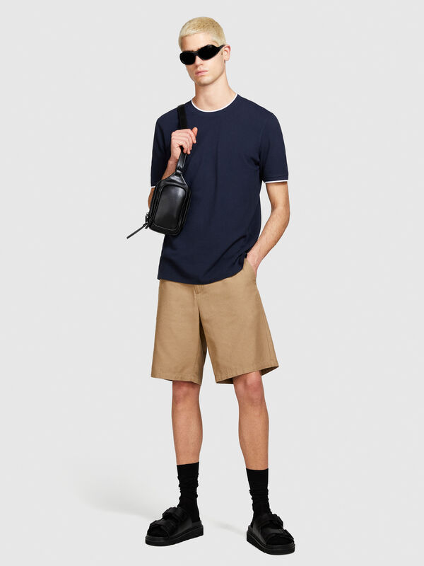 Clashing t-shirt - men's short sleeve t-shirts | Sisley