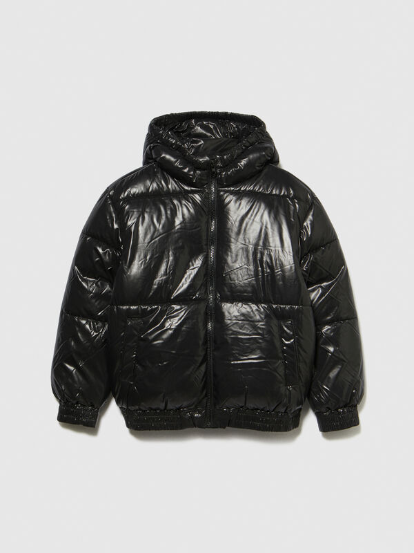 Padded jacket with embossed print - boys' outerwear | Sisley Young