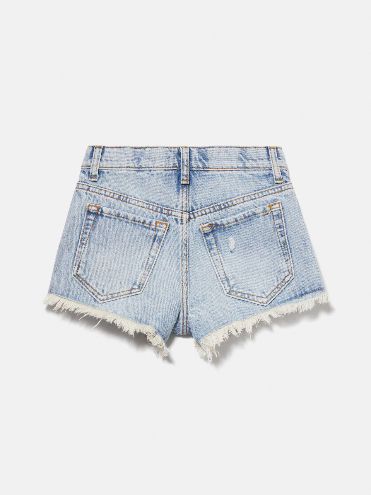 Denim shorts top with studs