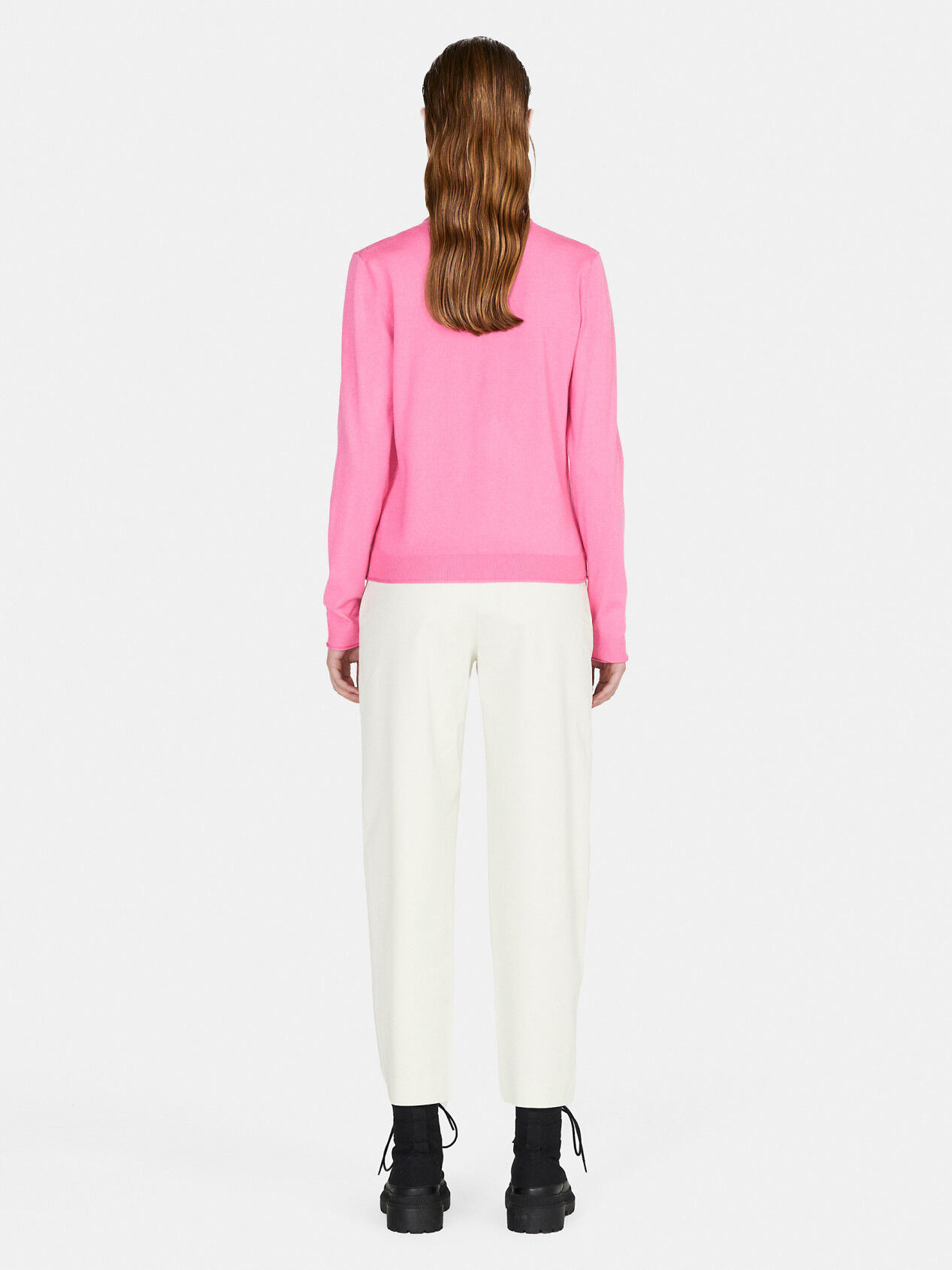 Arket pink cheap cardigan