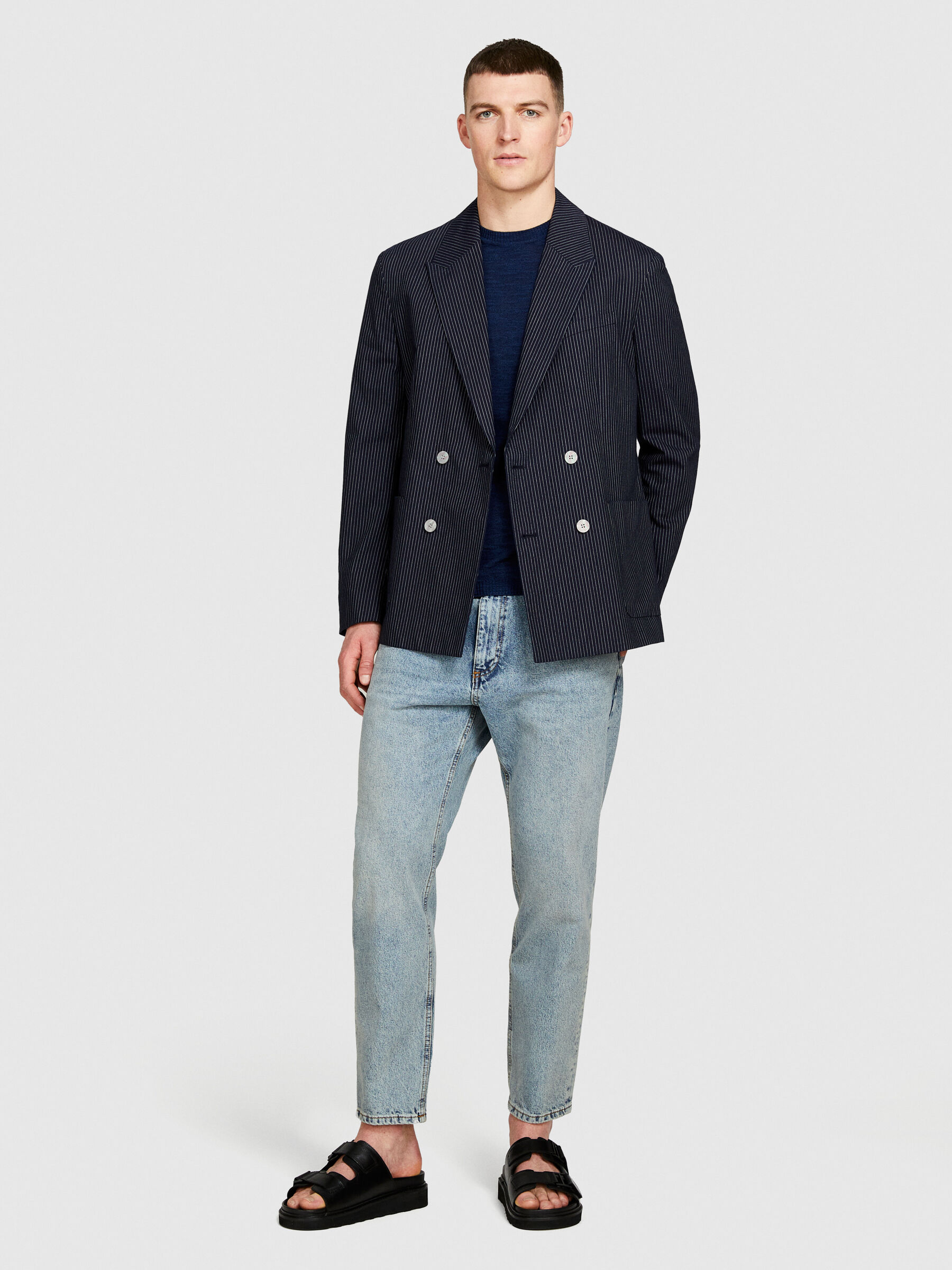 Carrot fit jeans, Light Blue - Sisley