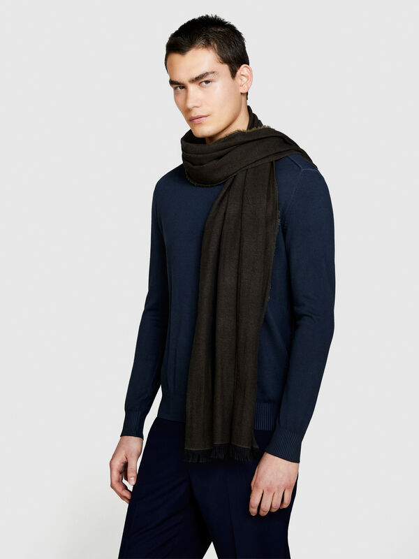 Yarn dyed scarf - men's scarves and foulards | Sisley