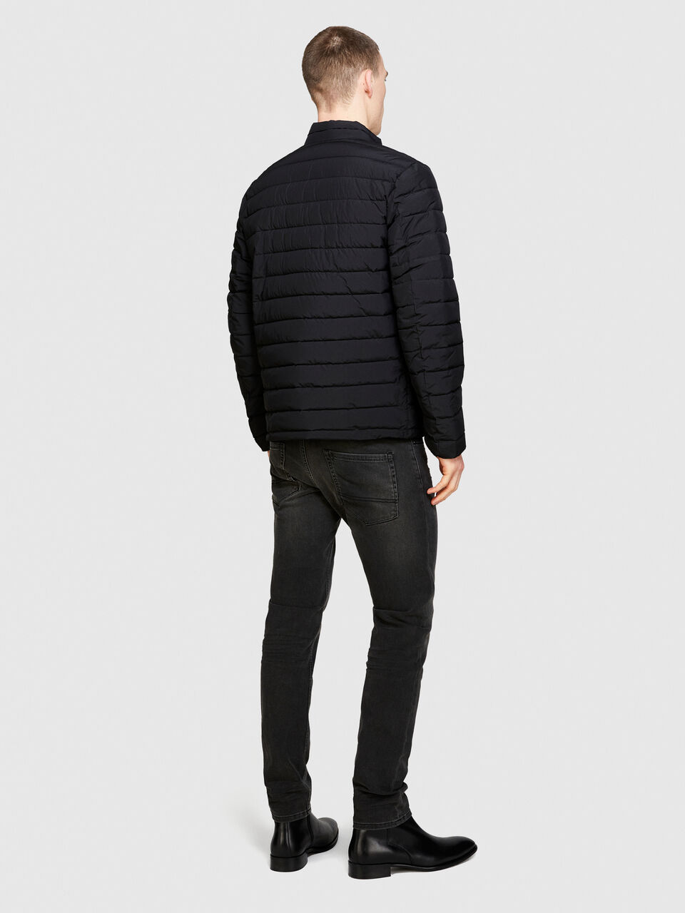 Slim fit padded jacket Men image number null