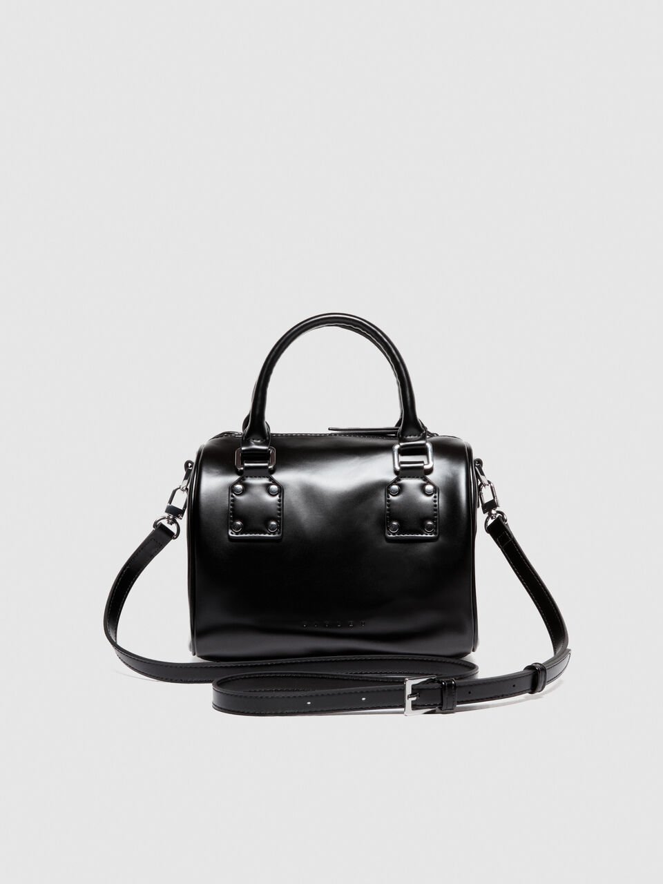 Mini vanity-style handbag with shoulder strap Women image number null