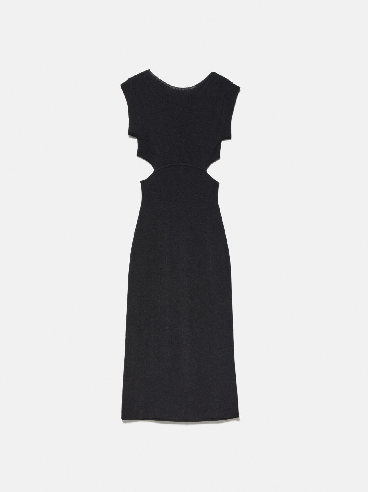 Black form deals fitting dress