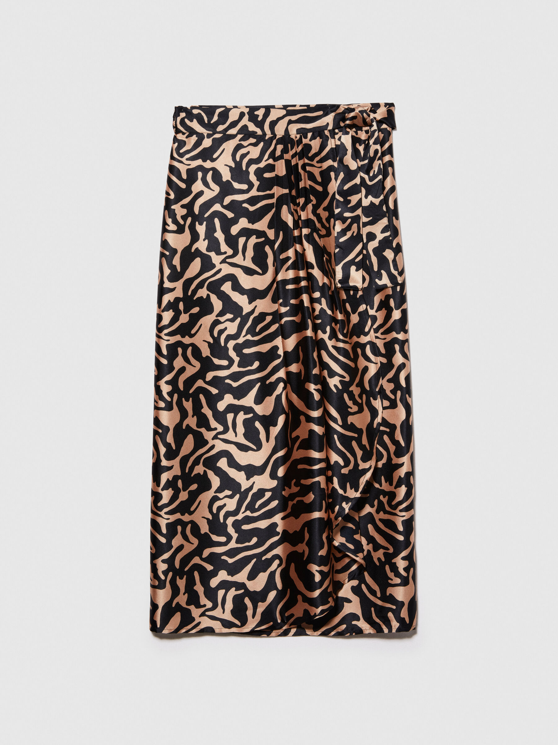 Printed sarong skirt Women image number null