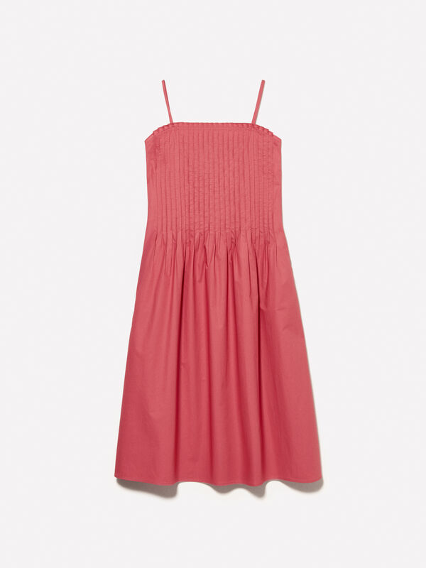 Blush flared midi dress - women's midi dresses | Sisley