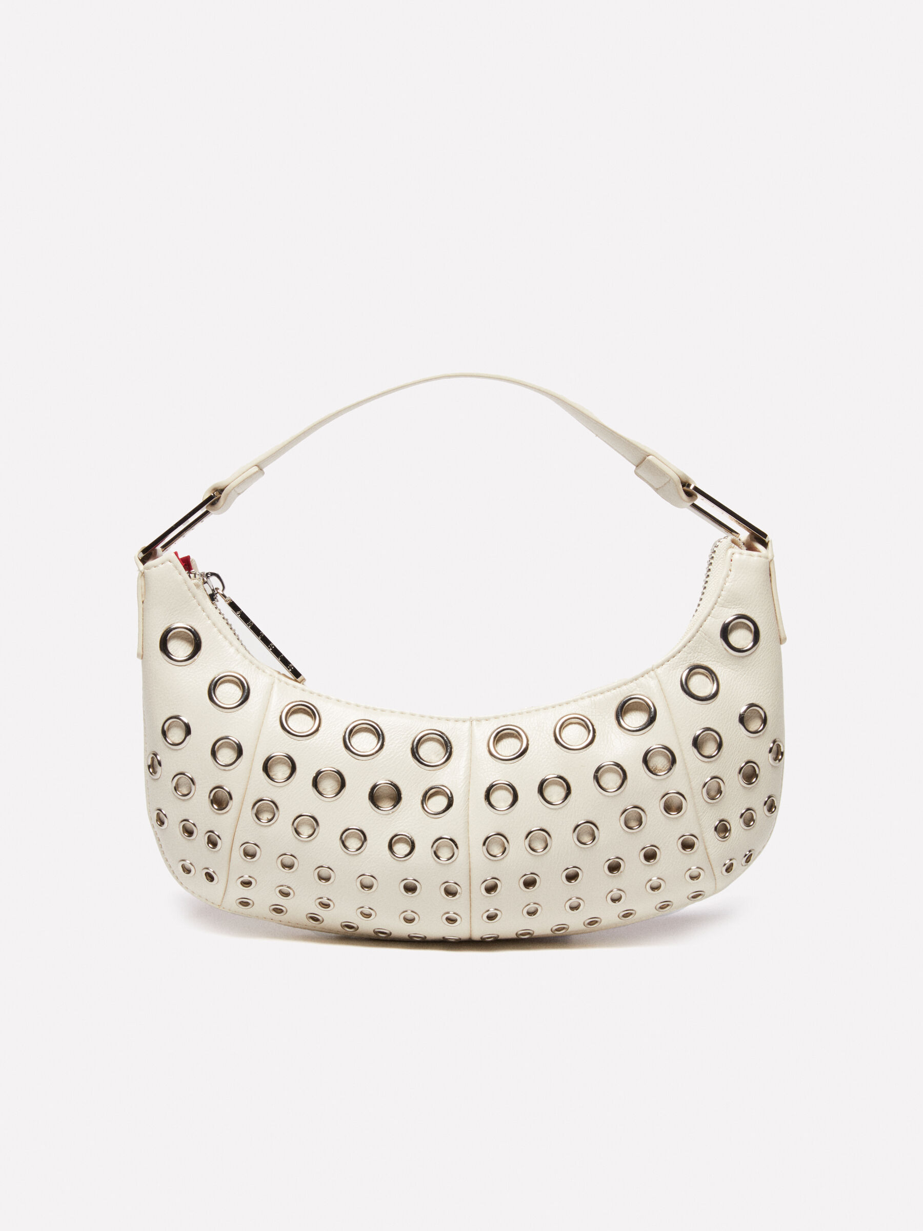 【35％OFF】 Cream white Sisley - White Creamy eyelets, with bag トップス