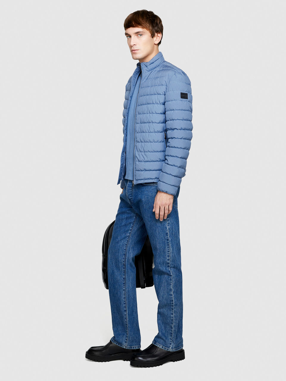 Slim fit padded jacket Men image number null