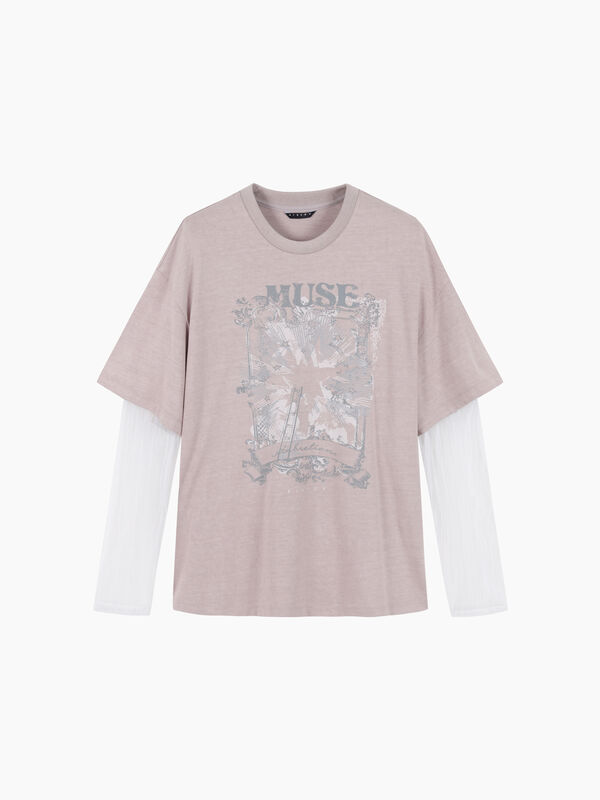 T-SHIRT L/S - sisley k long sleeve t-shirt | Sisley K