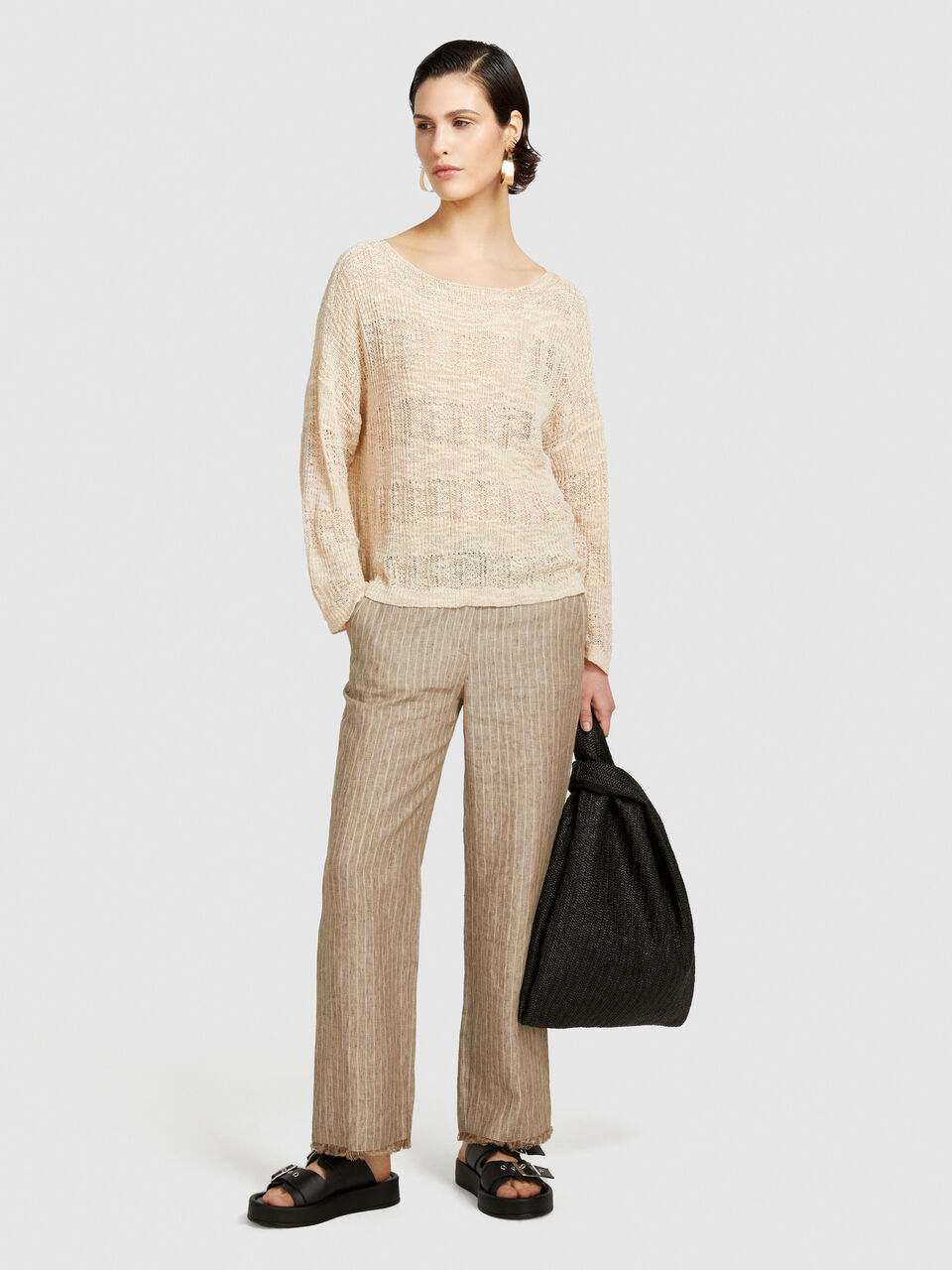 Boat neck sweater Women image number null