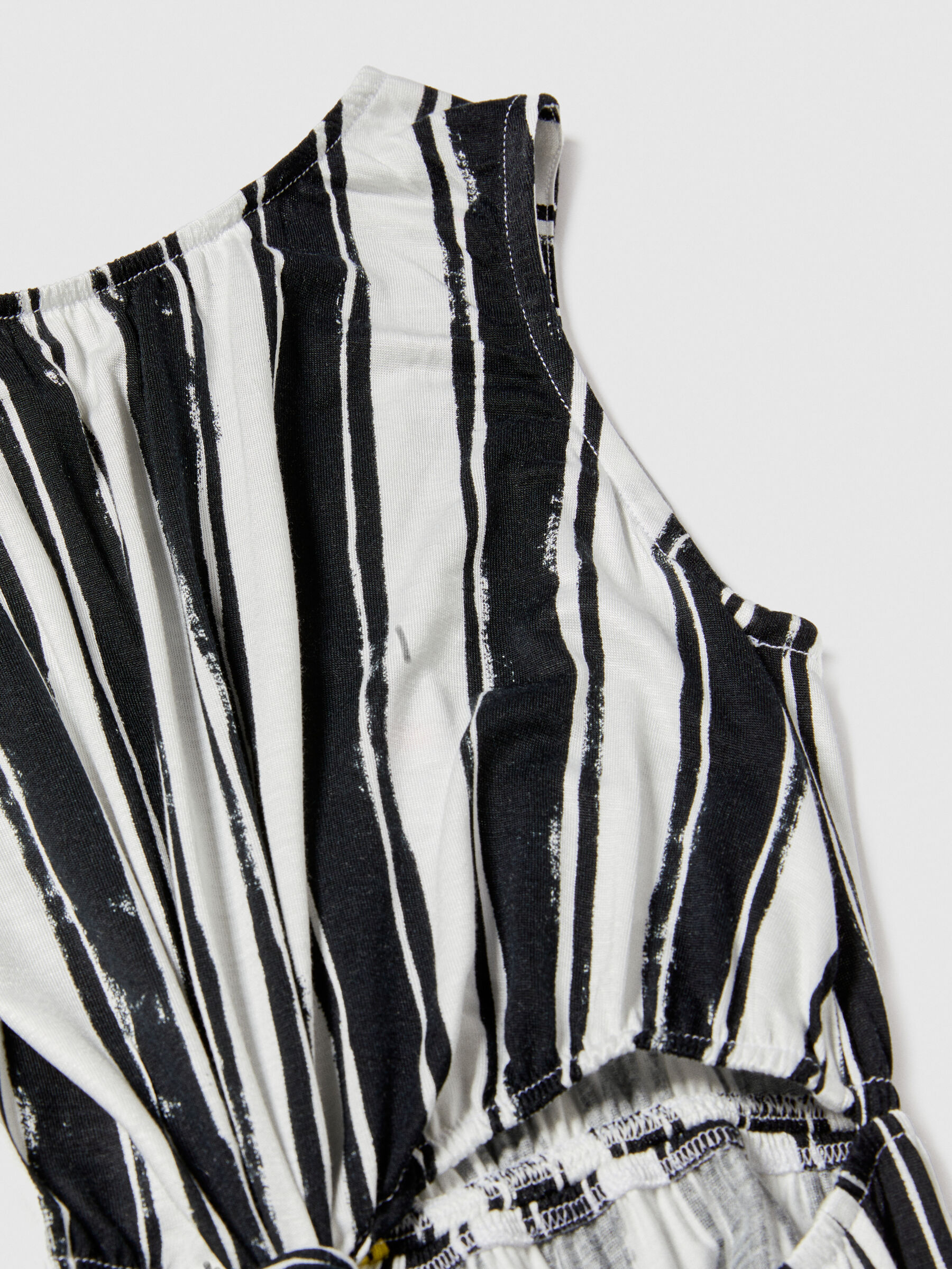 Printed dress with knot Junior Girl image number null