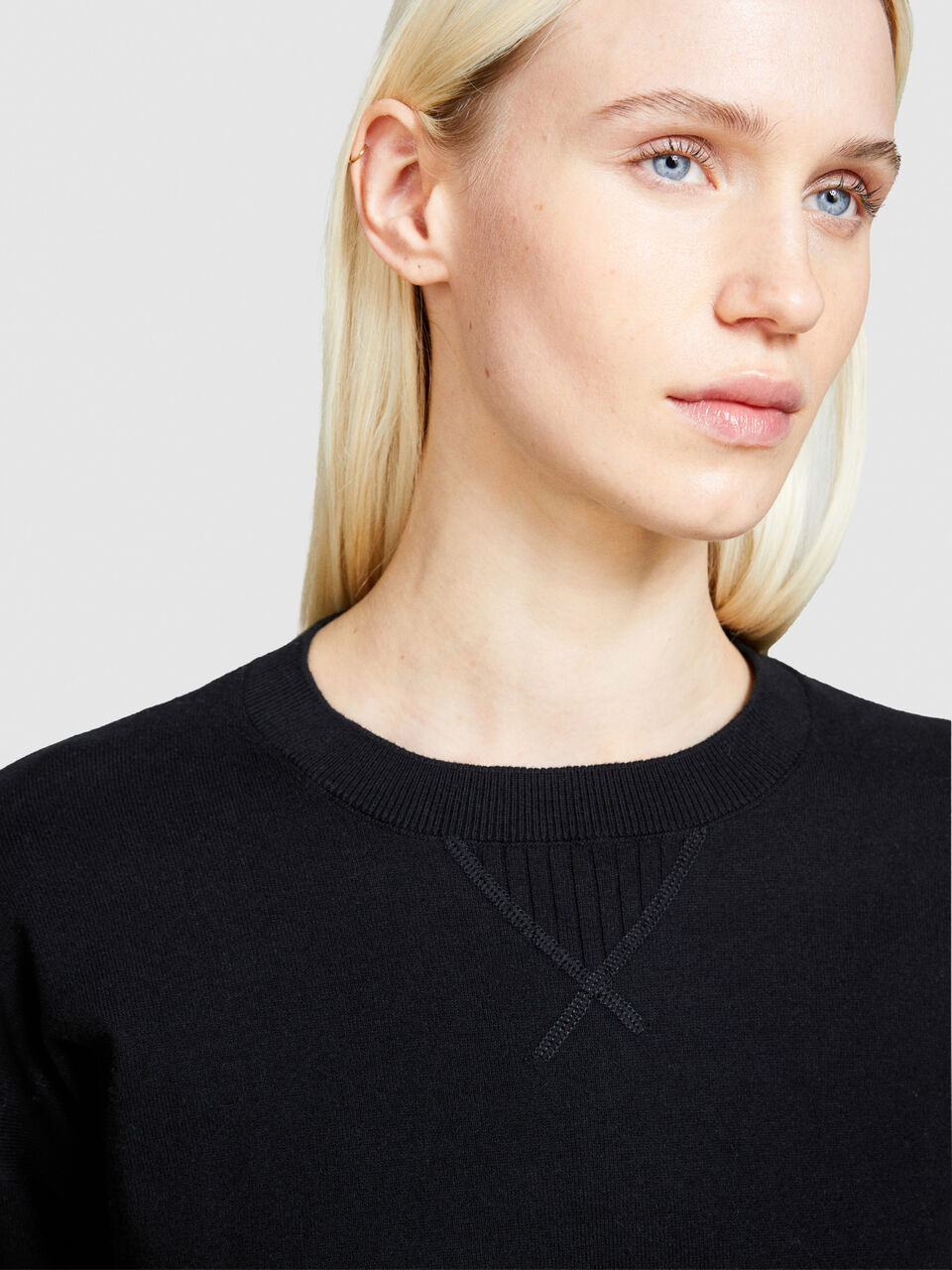 Sweater with slits Women image number null