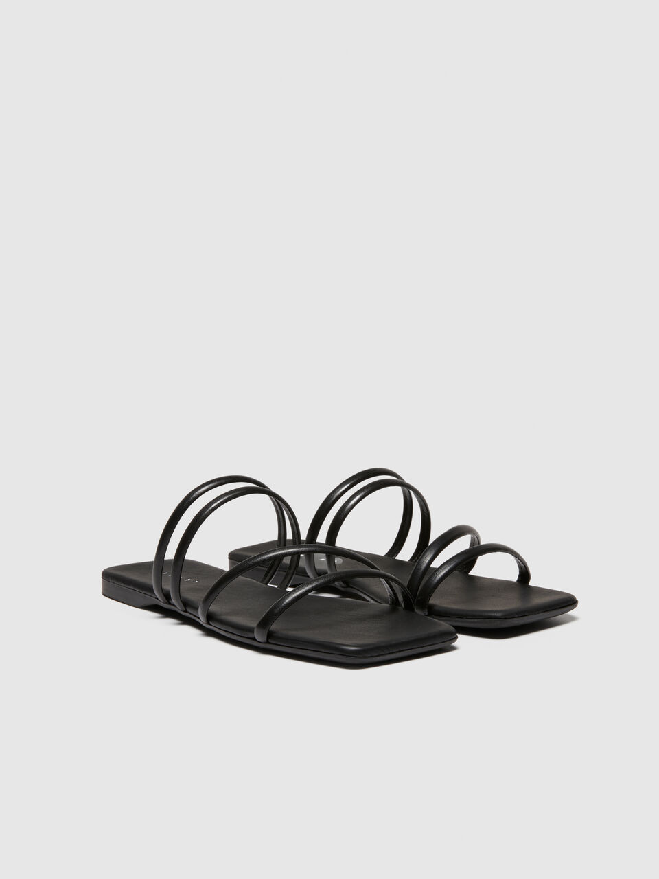 Flat sandals with bands Women image number null