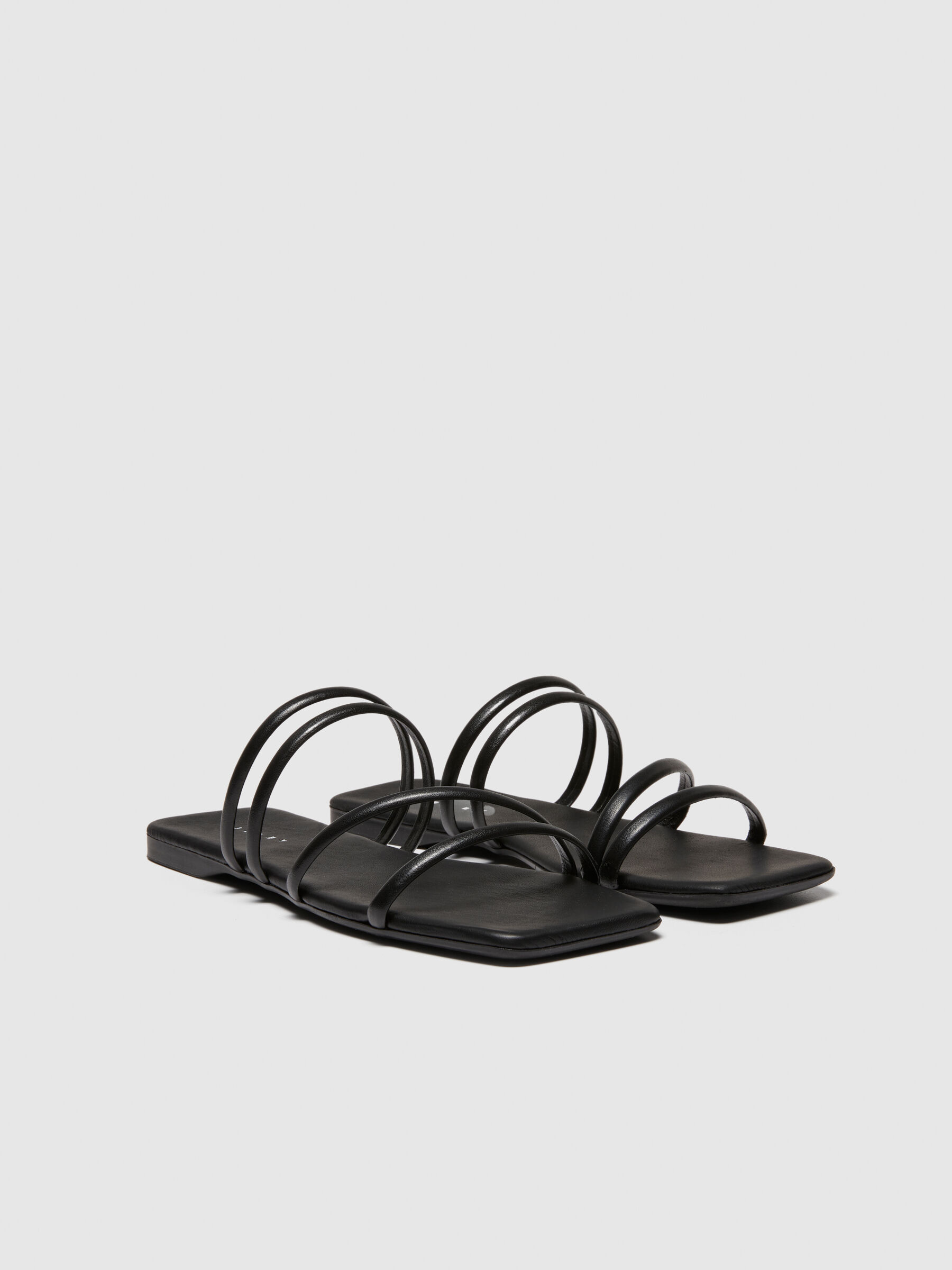 Flat sandals with bands Women image number null