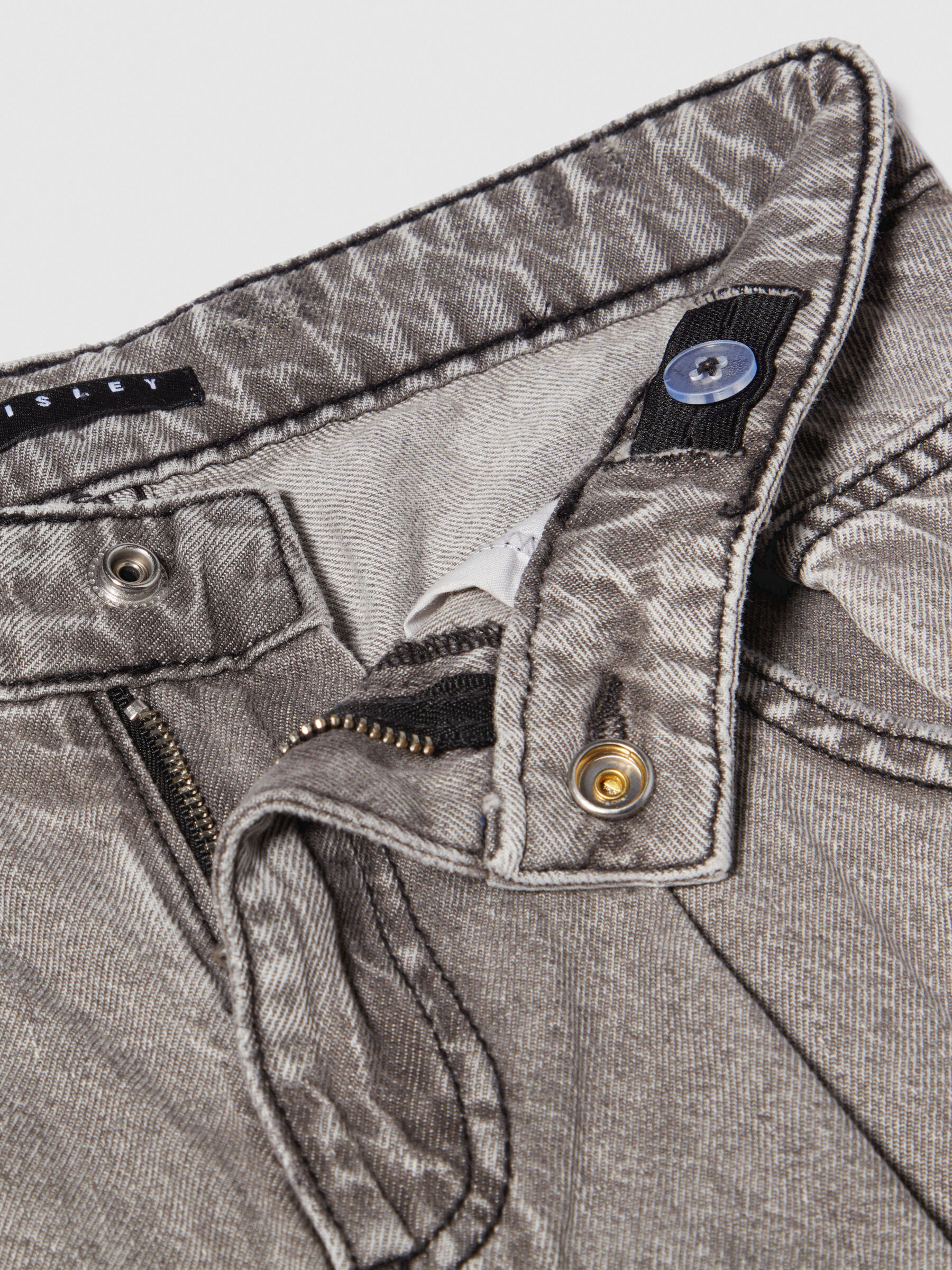週間売れ筋 Slouchy jeans Sisley - Gray Light tears, with パンツ