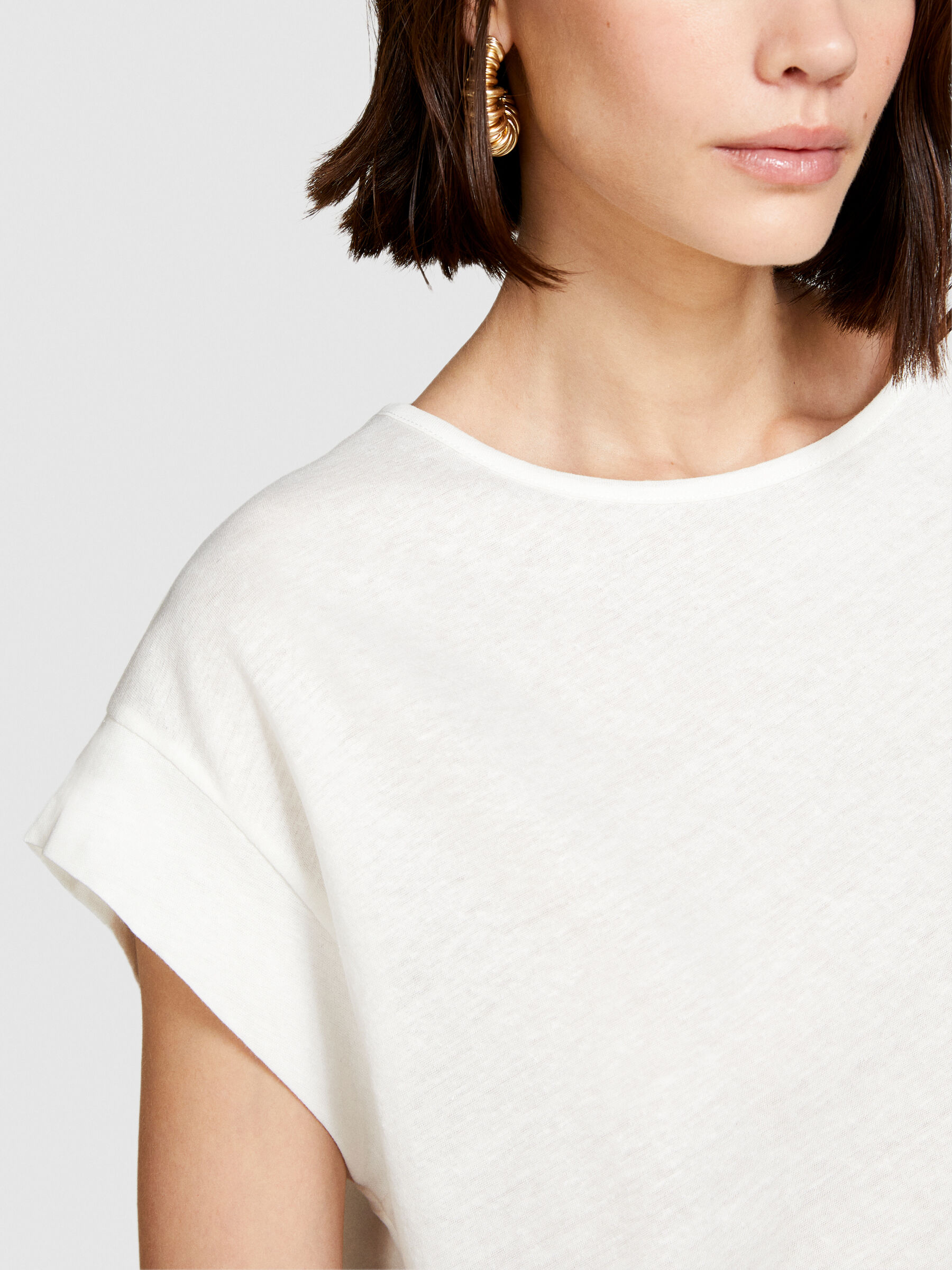 Slub t-shirt Women image number null