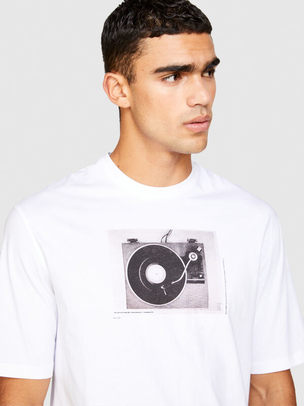T-shirt with photographic print Men