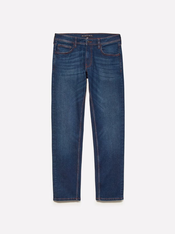 Blue Style 74 slim fit jeans Blue Style 74 slim fit jeans - men's slim fit jeans | Sisley