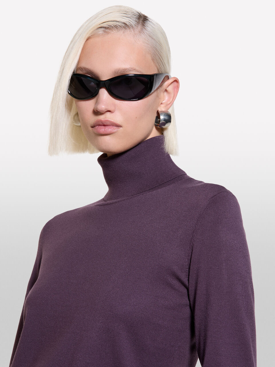 TURTLE NECK SWEATER Women image number null