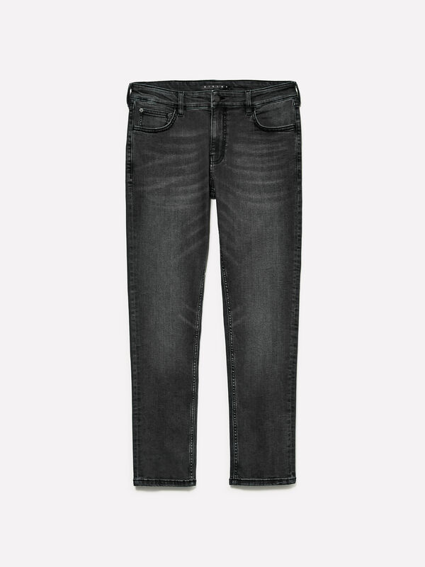 Black Style 73 skinny fit jeans - men's skinny fit jeans | Sisley