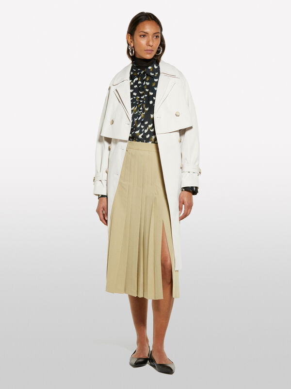 Black printed satin shirt - women's shirts | Sisley