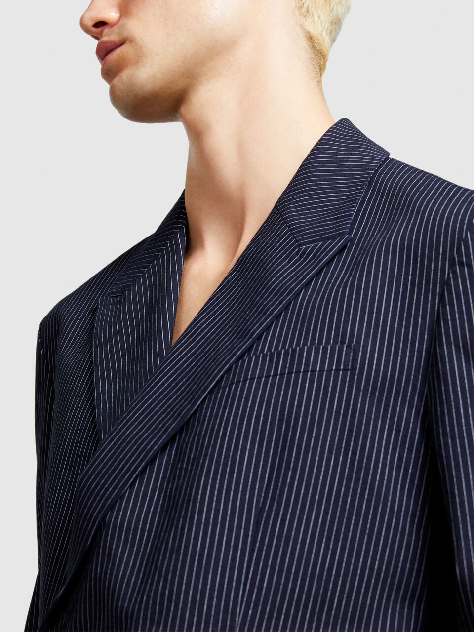 Striped blazer Men image number null