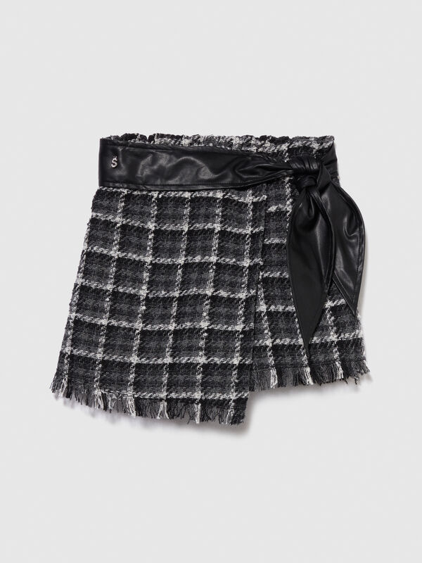 Tweed culottes - girls' skirts | Sisley Young