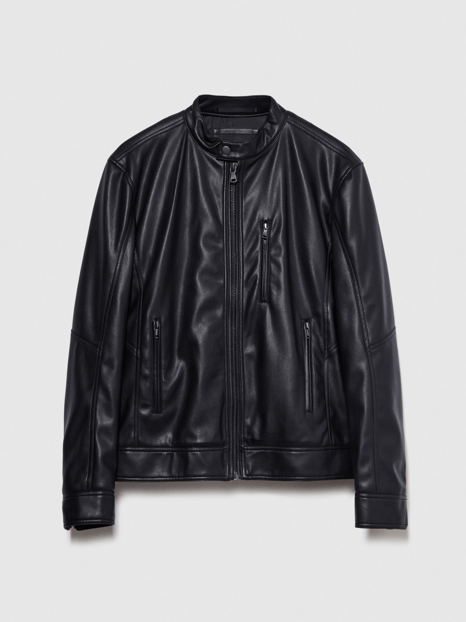 Slim fit biker jacket Men image number null