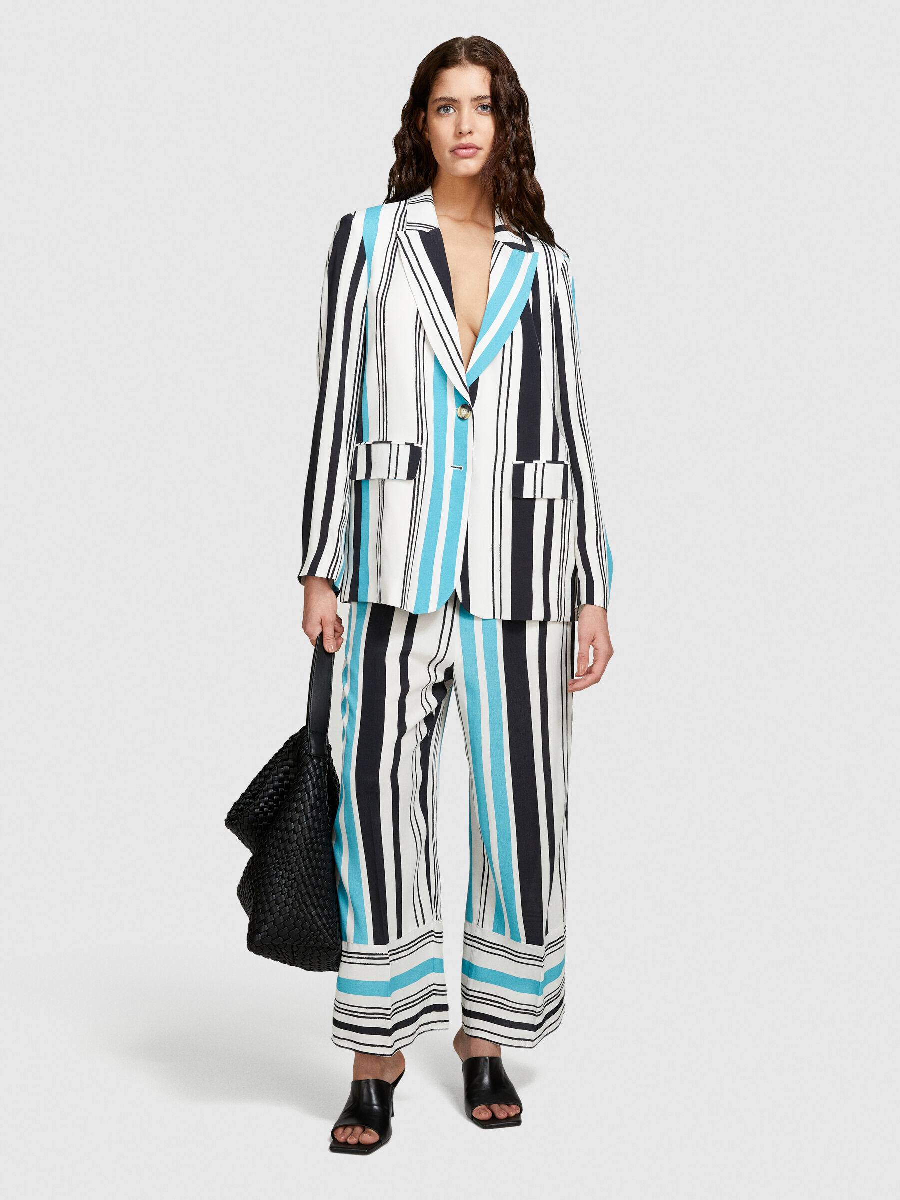 Printed blazer Women image number null
