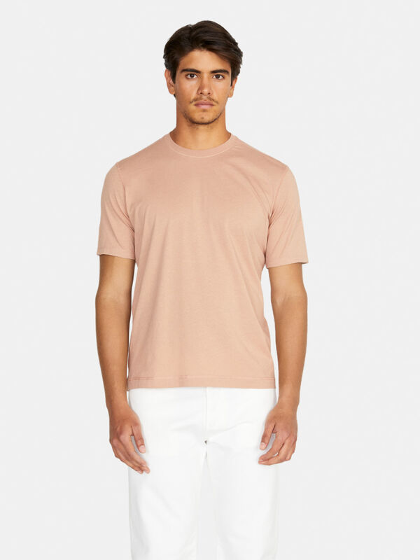 Solid colored t-shirt - men's short sleeve t-shirts | Sisley