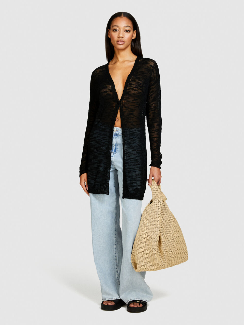 Long cardigan Women image number null