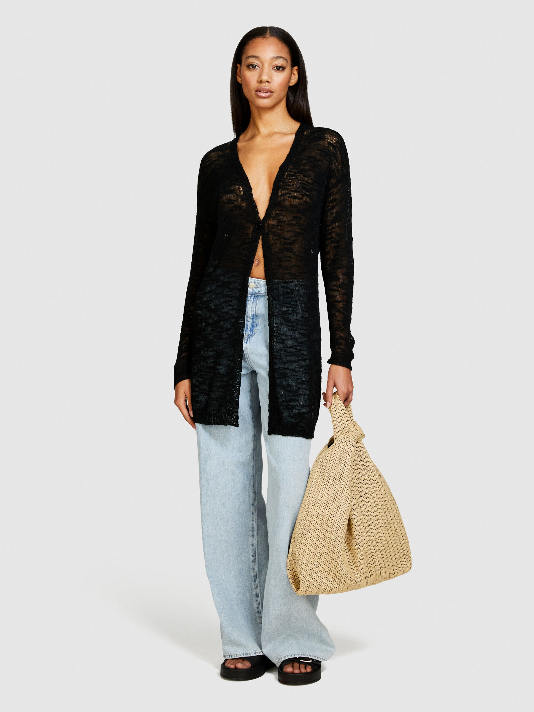 Long cardigan Women image number null