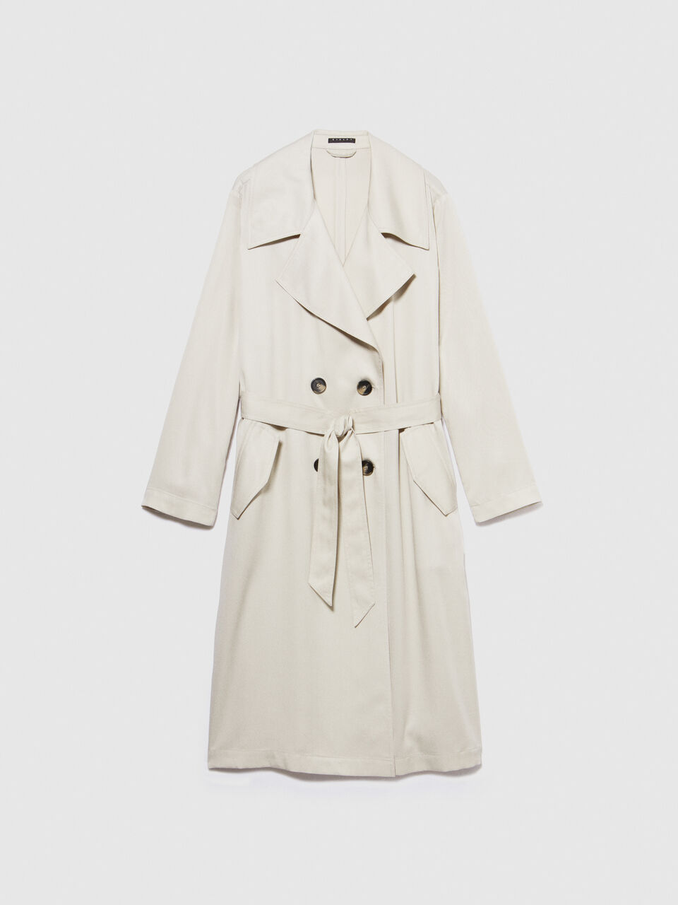 Flowy trench coat Women image number null