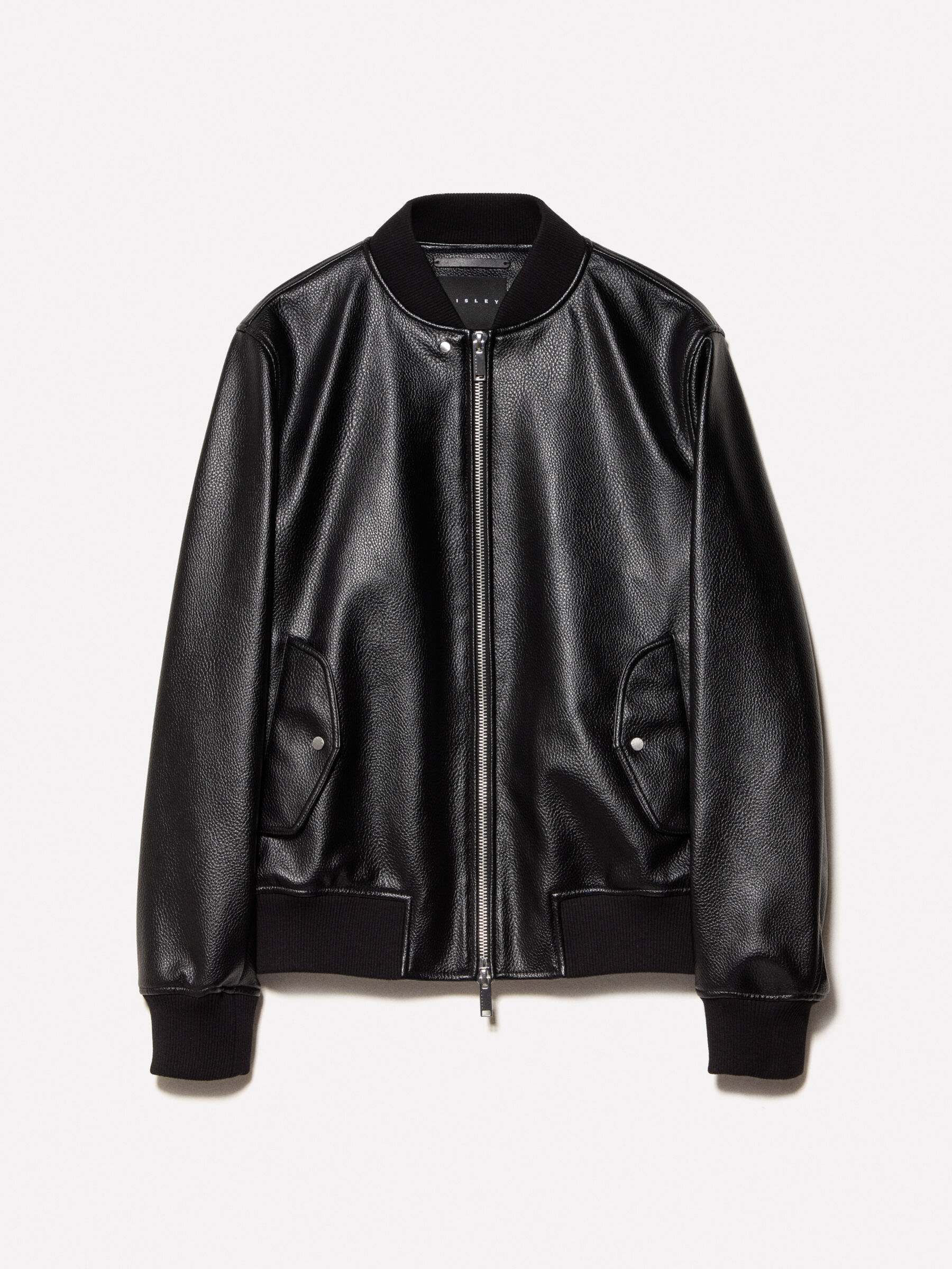 Black regular fit bomber jacket, Black - Sisley