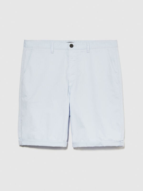 Slim fit bermudas Slim fit bermudas - men's slim fit trousers | Sisley