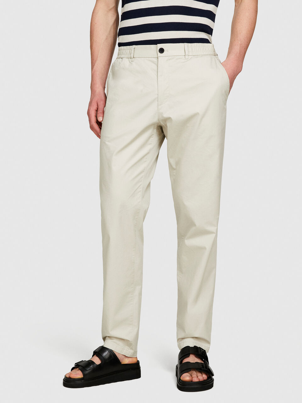 Tapered fit trousers Men image number null
