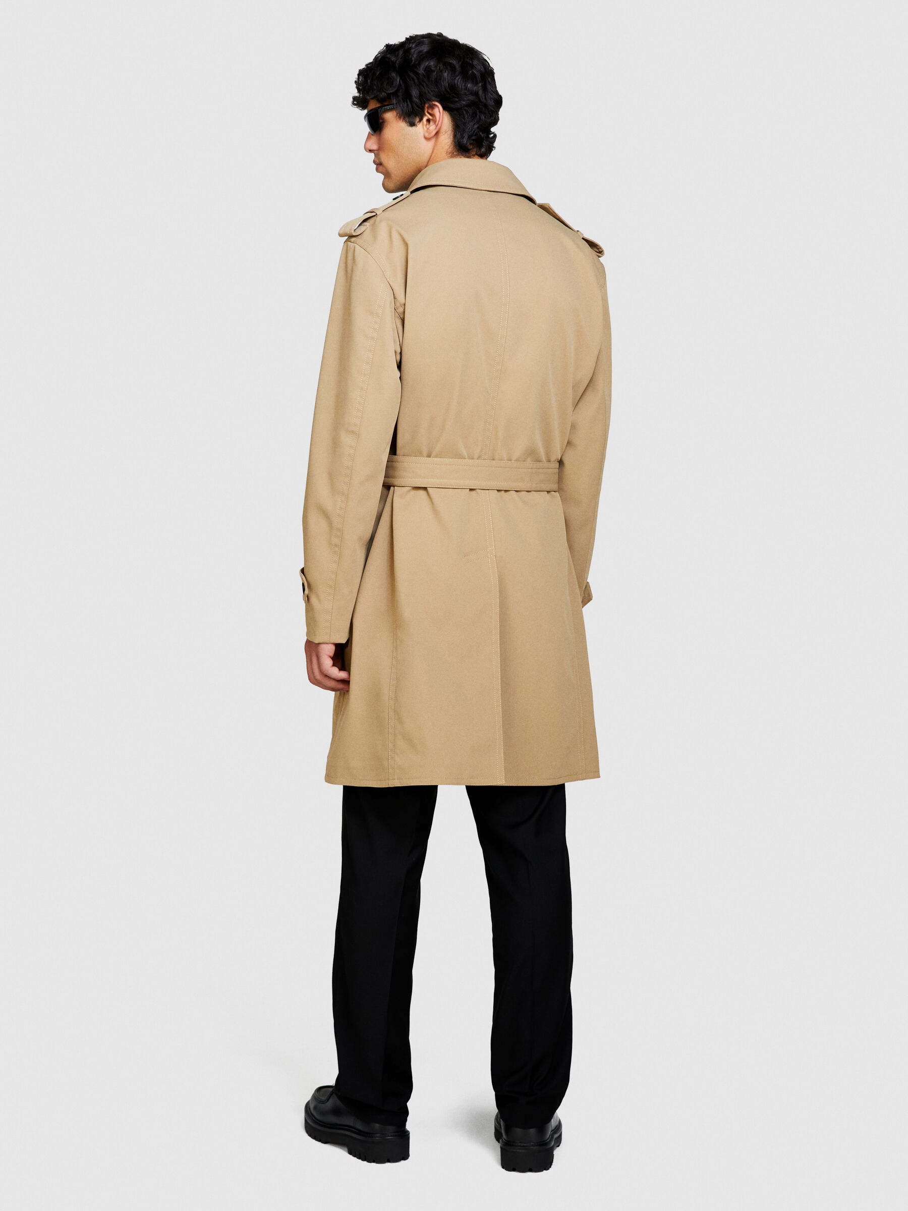 Trench coat with belt Camel Sisley