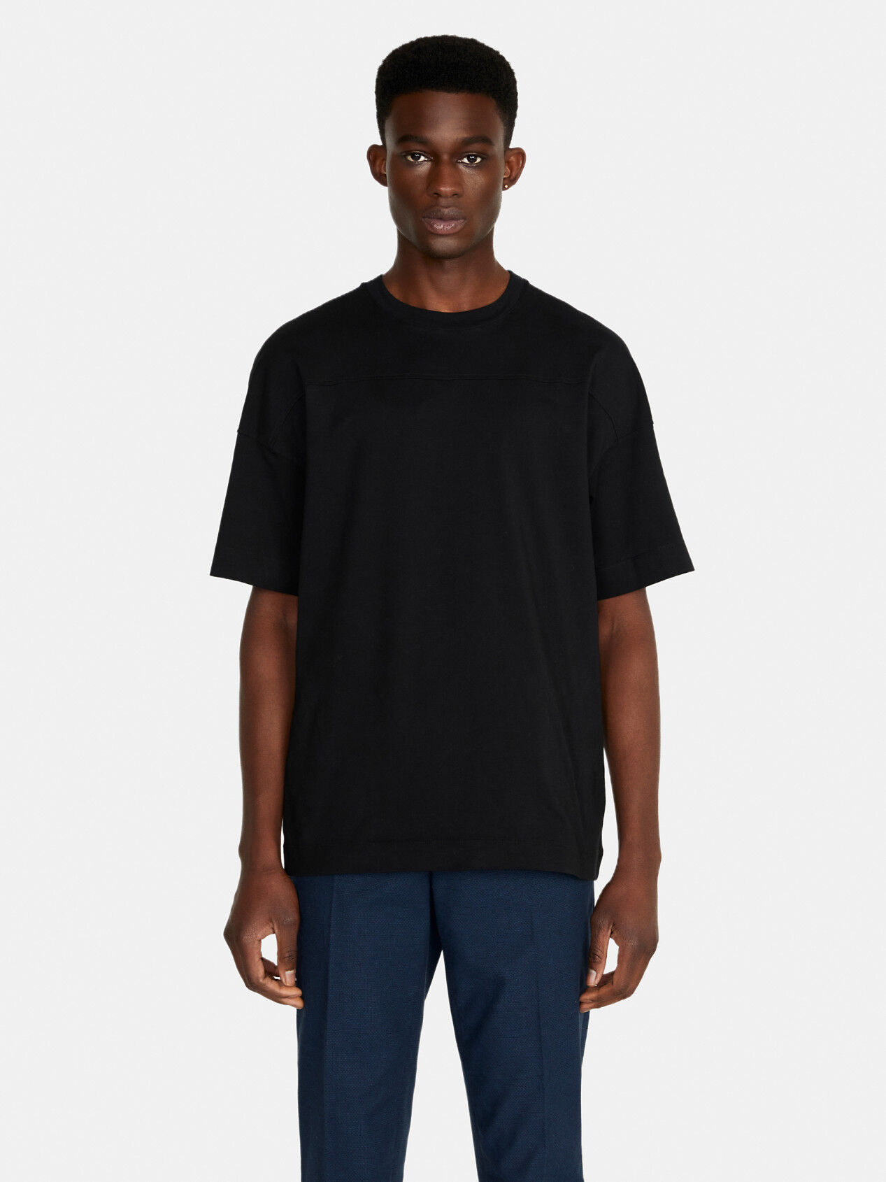 Oversized fit t shirt Black Sisley