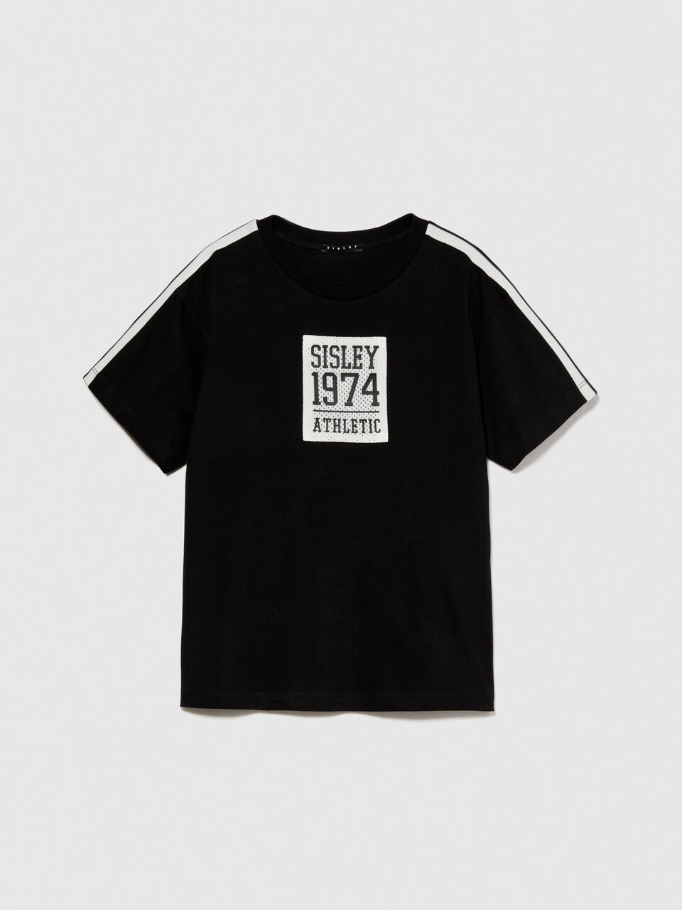 T-shirt with clashing insert Junior Boy image number null