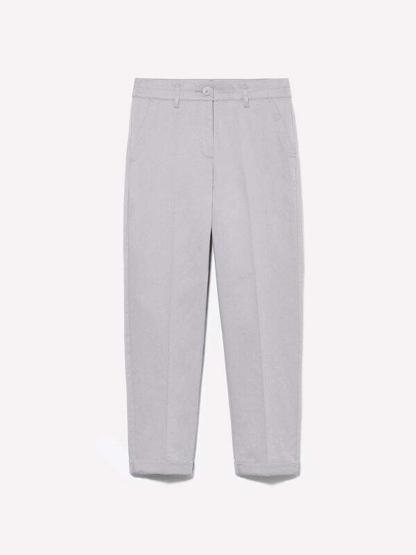 Gray cigarette trousers Gray cigarette trousers - women's skinny fit trousers | Sisley